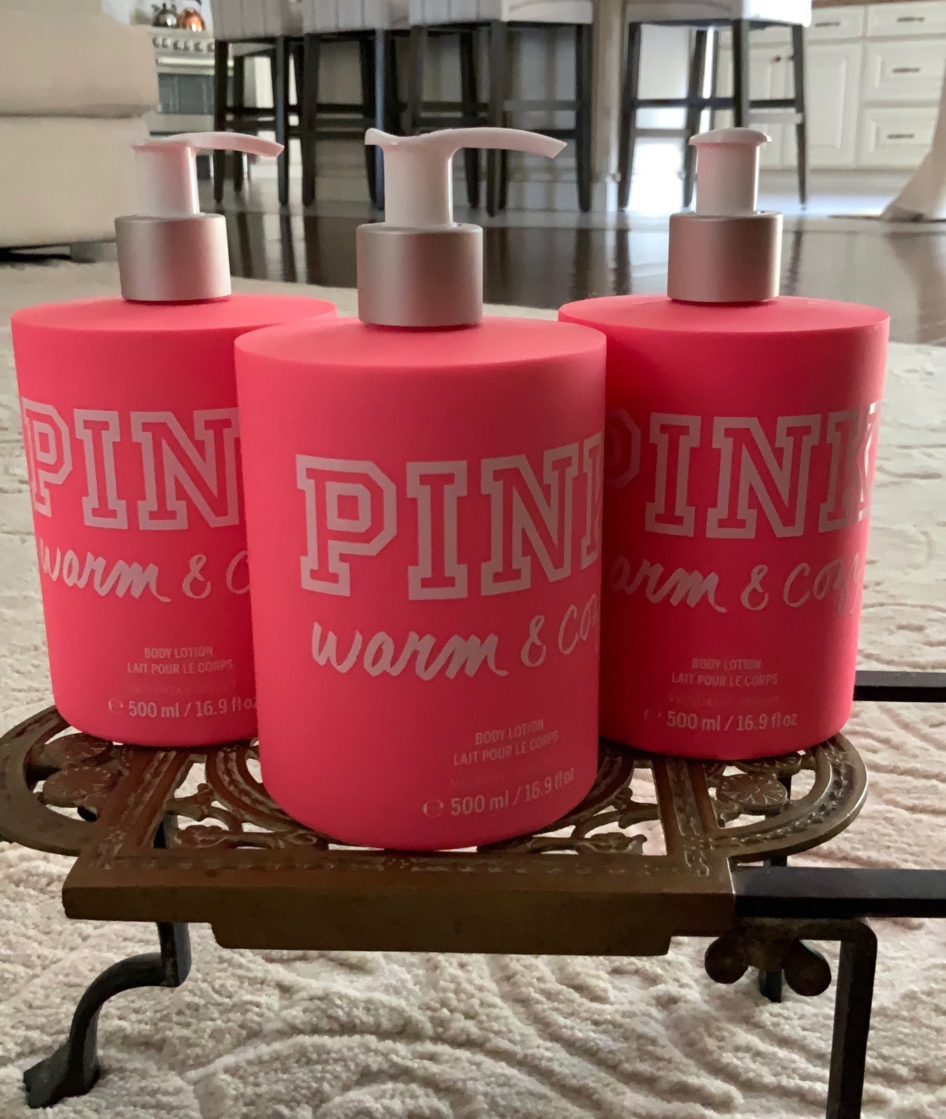 Victoria's Secret PINK Warm & Cozy Body Lotion X3 NEW