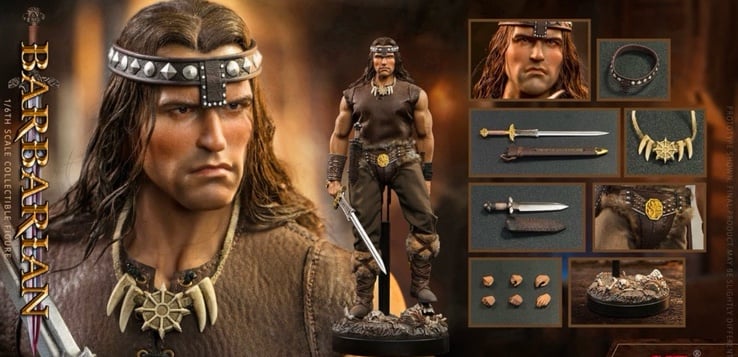 Conan the Barbarian 1/6 scale Collectable Seamless Action Figure.