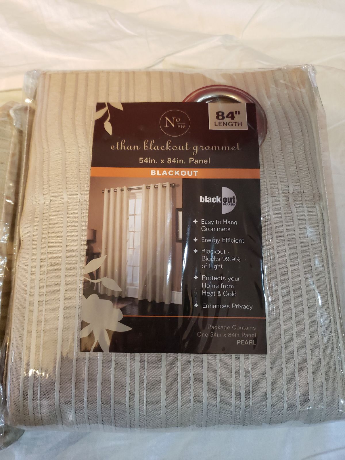blackout curtains New Pearl 2 panel