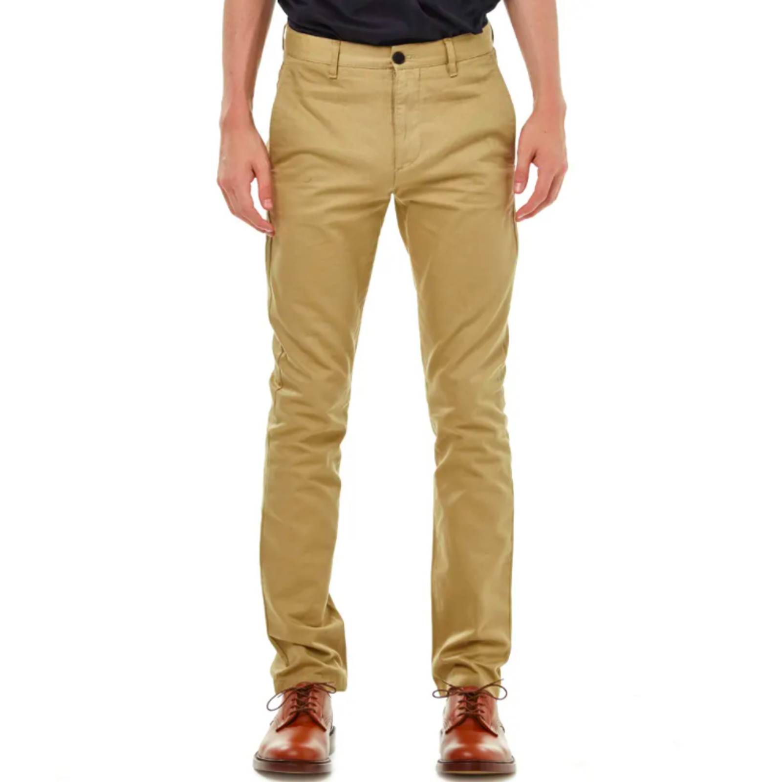 ACNE STUDIOS ROC TWILL CHINO PANTS EU 54 US 34 36 BEIGE SLIM STRAIGHT COTTON