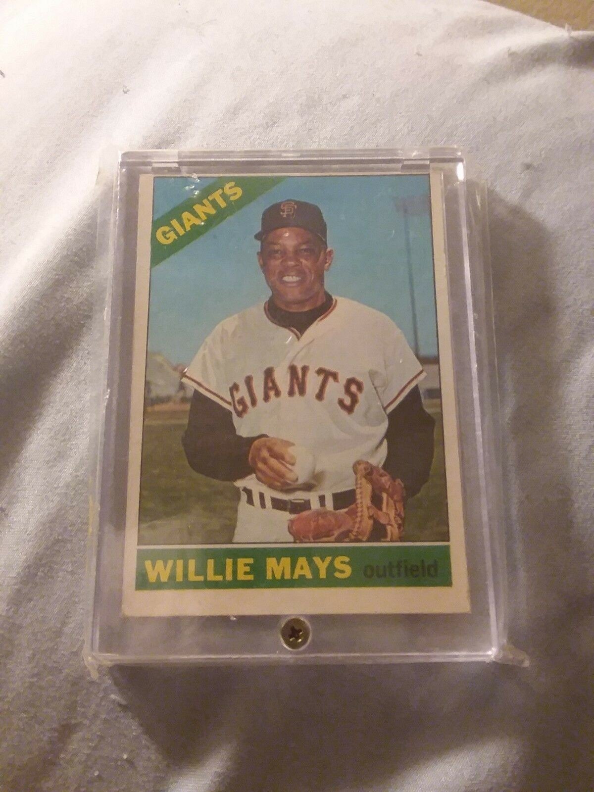 1966 Willie Mays Topps Card #1