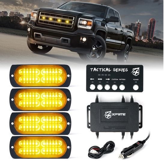 Xprite LED Amber Strobing Marker Lights