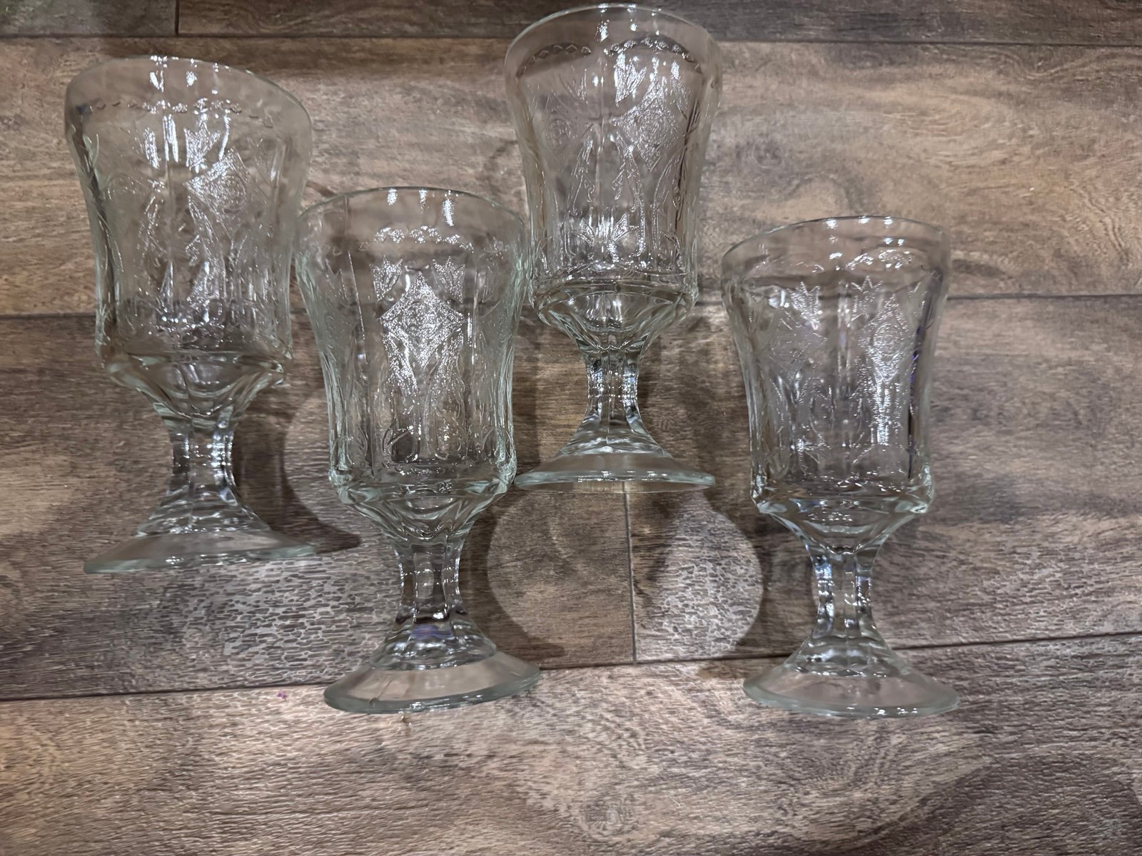 Water Goblet Recollection Clear by INDIANA GLASS