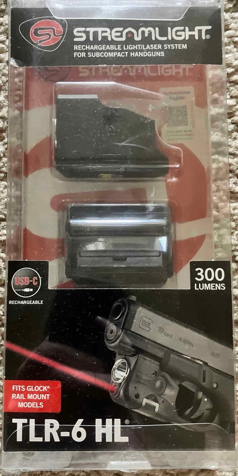 Streamlight TLR-6 HL weapon light for Glock