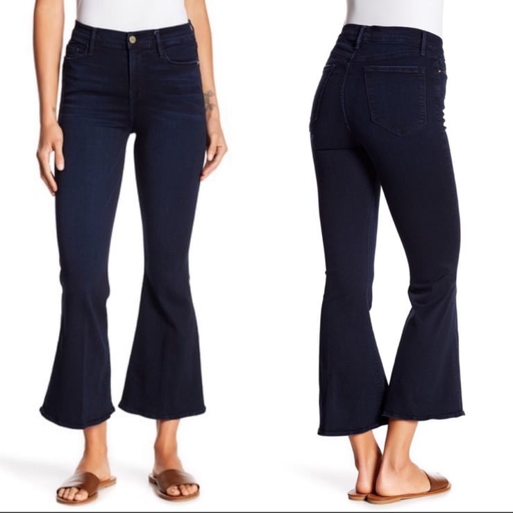 Frame Le Crop Bell In Rockview Jean Size 31