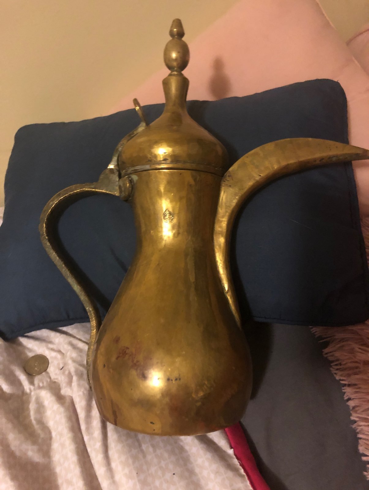 1950's Mediteranean Brass Dallah Coffee