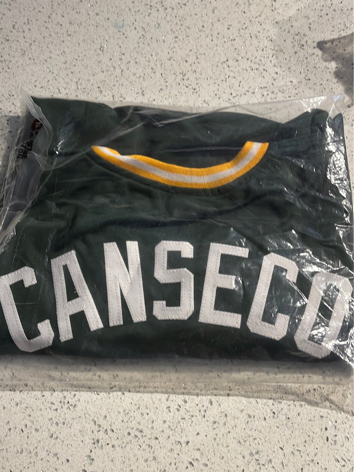 Signed Jose Canseco jersey Oakland A’s Baseball