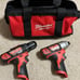 Gen 1 M12 Impact Driver & Drill/Driver W/ Small Tool Bag