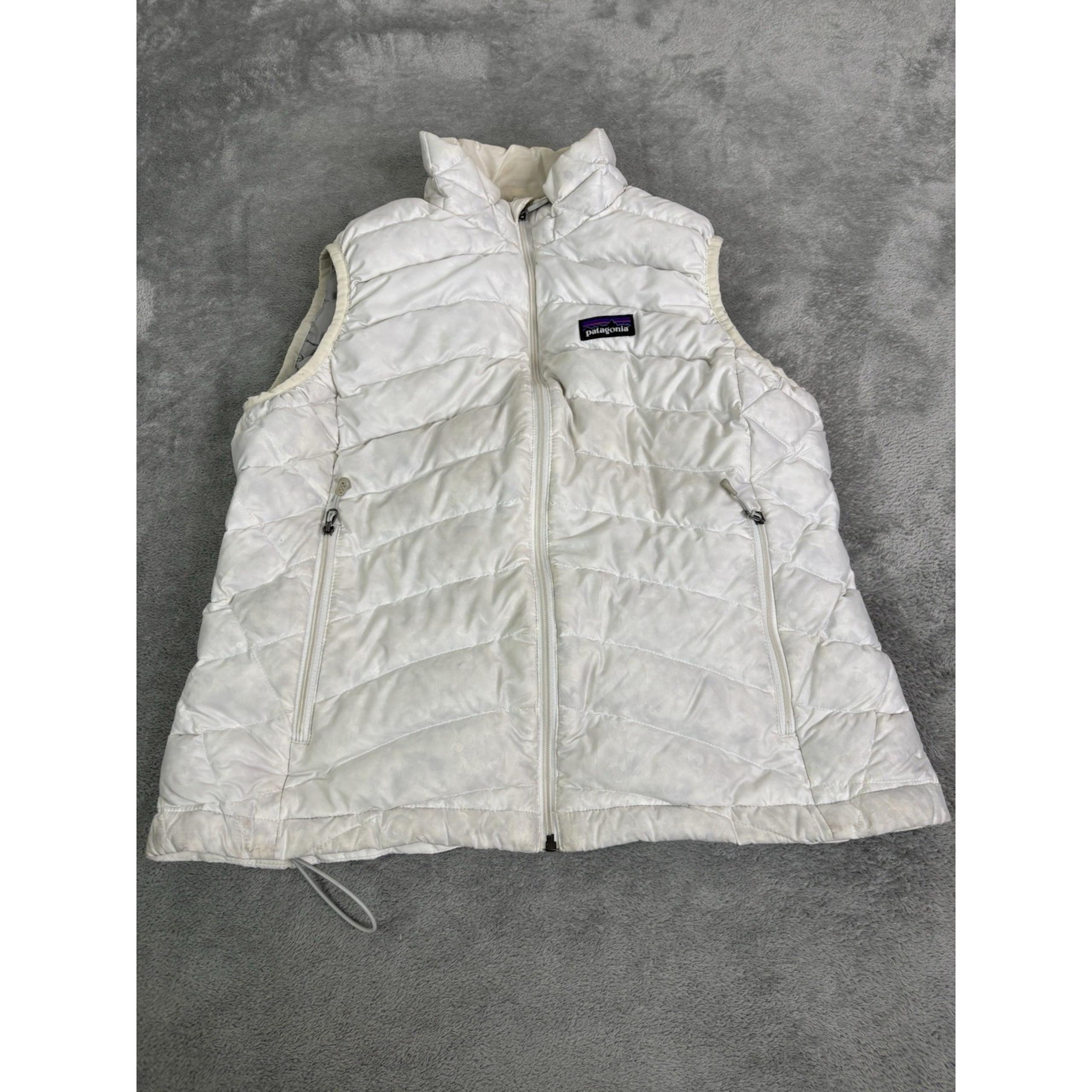 Patagonia Women's Down Sweater Vest Size Medium White Outdoor