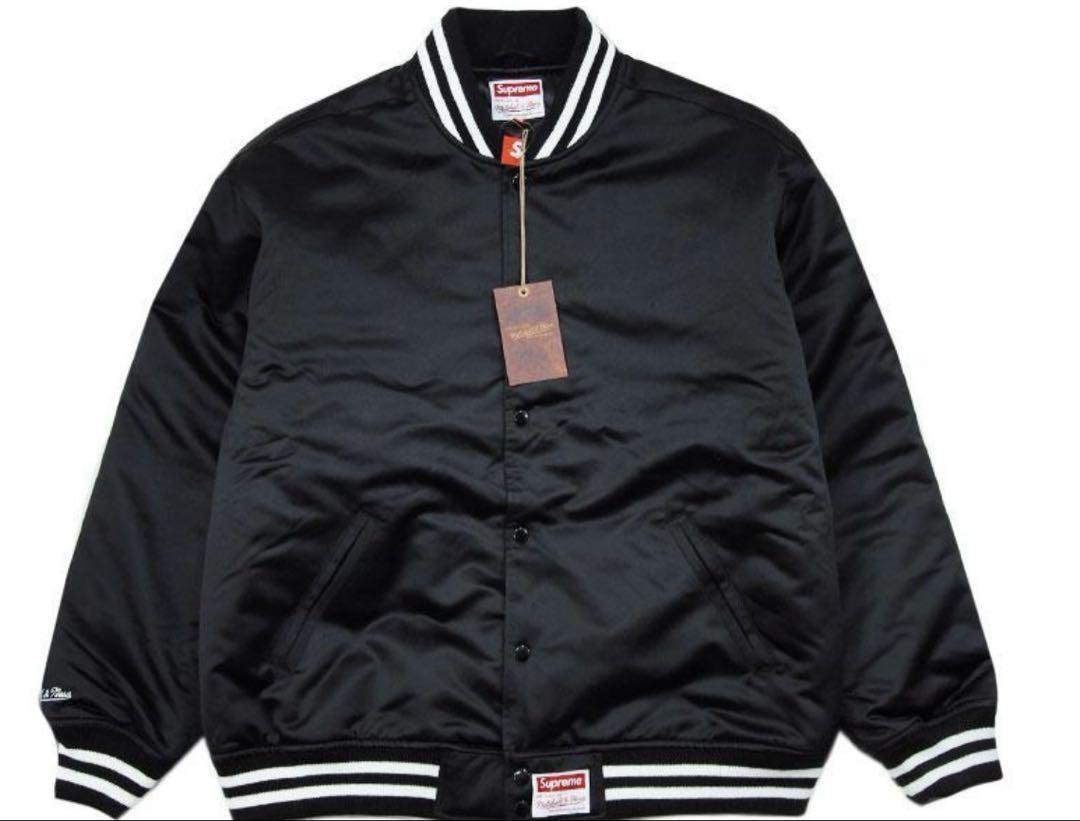 【激安】 Mitchell & XL Jacket Varsity Satin Ness ジャケット・アウター