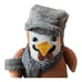2017 Spritz Target Thanksgiving Sitting Turkey Felt Herringbone Hat Scarf