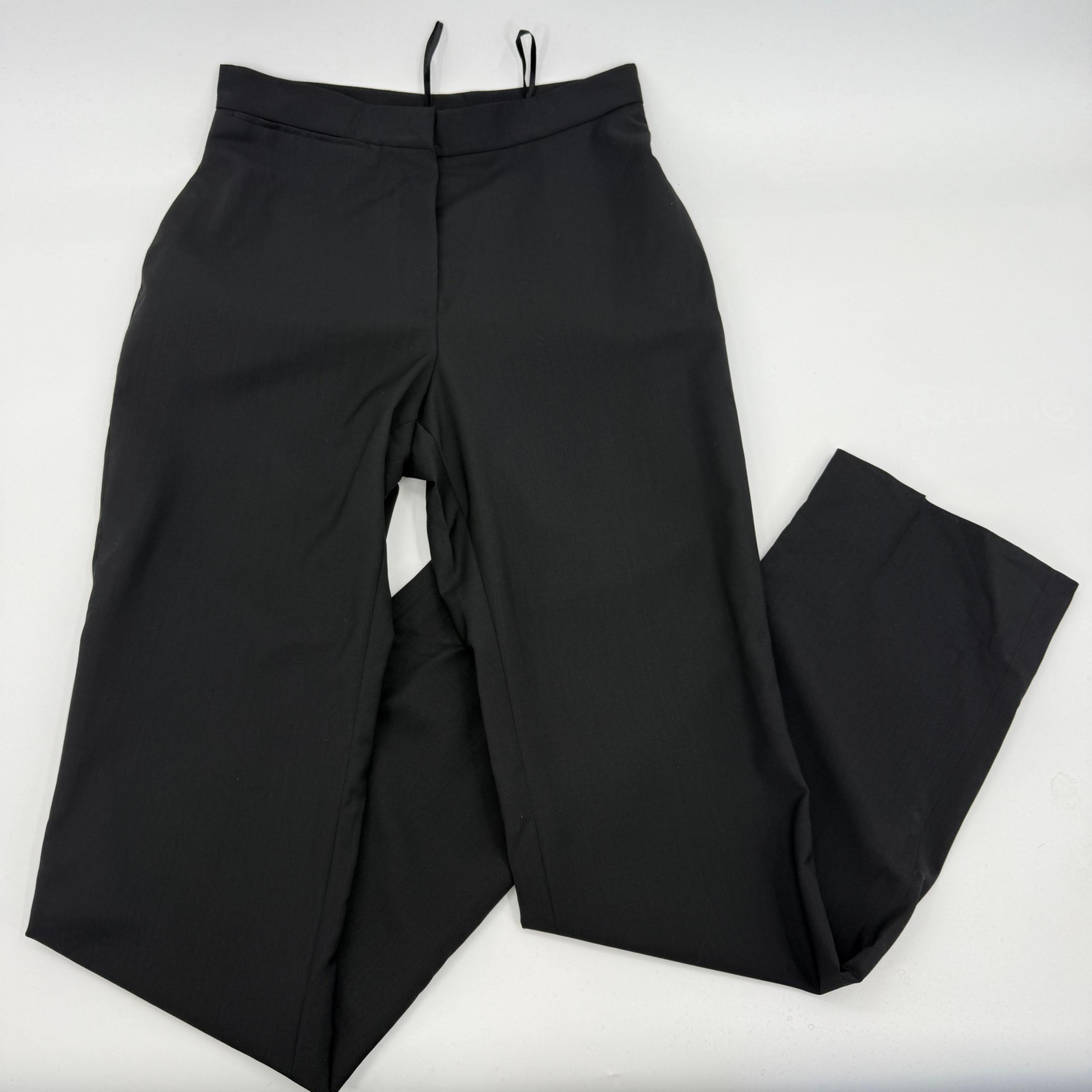 JIL SANDER Womens Lightweight Wool Trouser Pant Size FR 34  US 2 Straight Slim