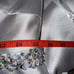 Star box size large silver gray style 81034 of the shoulder fit to flair dress
