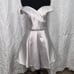 Star box size large silver gray style 81034 of the shoulder fit to flair dress
