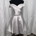 Star box size large silver gray style 81034 of the shoulder fit to flair dress