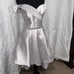 Star box size large silver gray style 81034 of the shoulder fit to flair dress