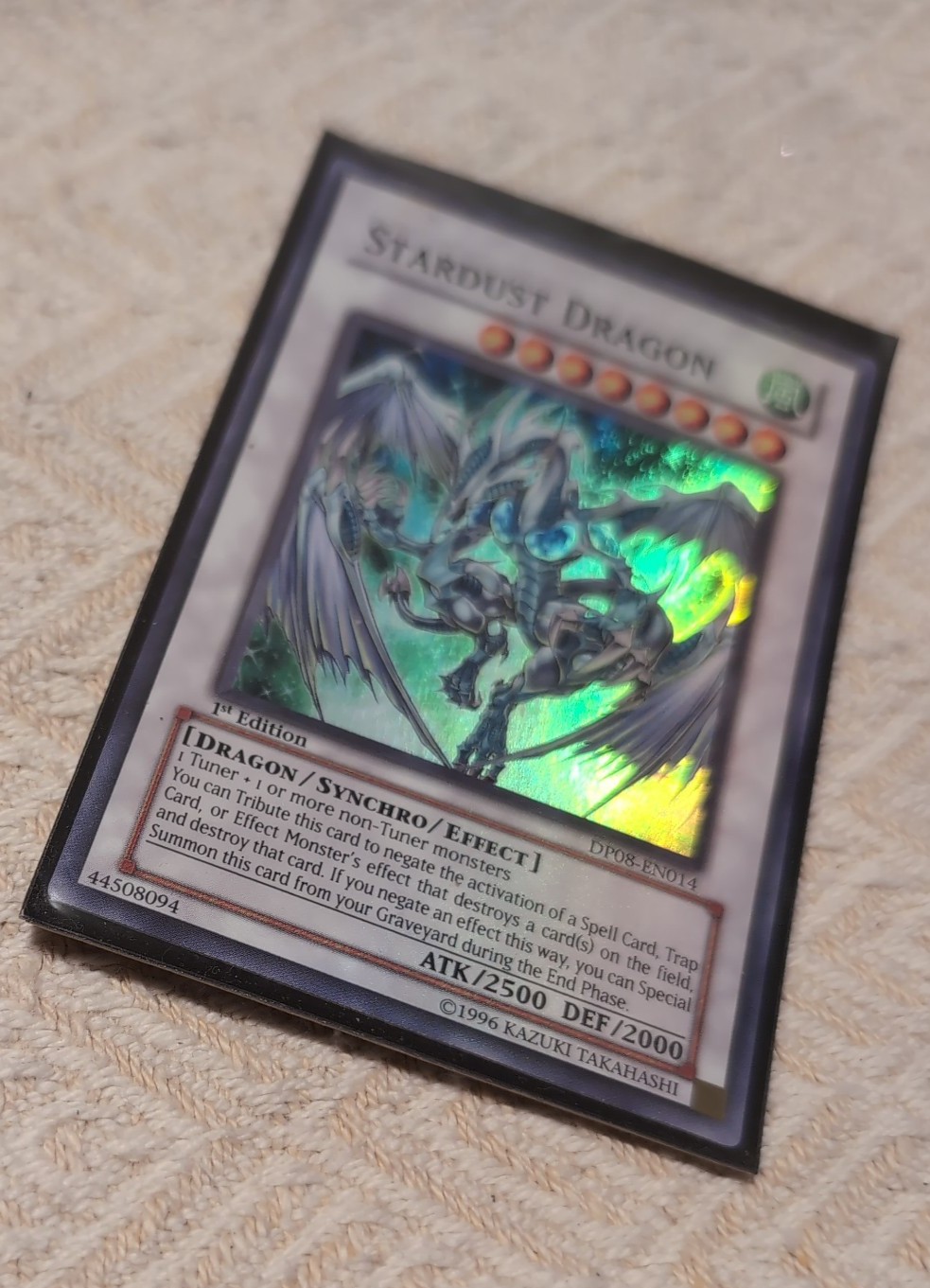 Yu-Gi-Oh! Stardust Dragon Premium Gold Limited Edition Gold Rare
