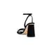 Sam Edelman Kia Sandals in Black Suede 8 With Box Womens High Heels
