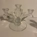 Pair of Triad Glass Candle Holders