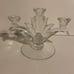 Pair of Triad Glass Candle Holders