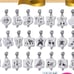 Golden kamuy collection acrylic charm set GOLDEN KAMUY letter complete