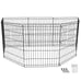 Pets Dog Play Cage Playpen Exercise Cage Fence 30in 8 Panels