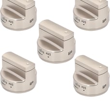 Oven range burner knobs