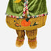 Vintage 90s Hanging Autumn Fall 32 Plush Teddy Bear Pumpkin Leaf Thanksgiving