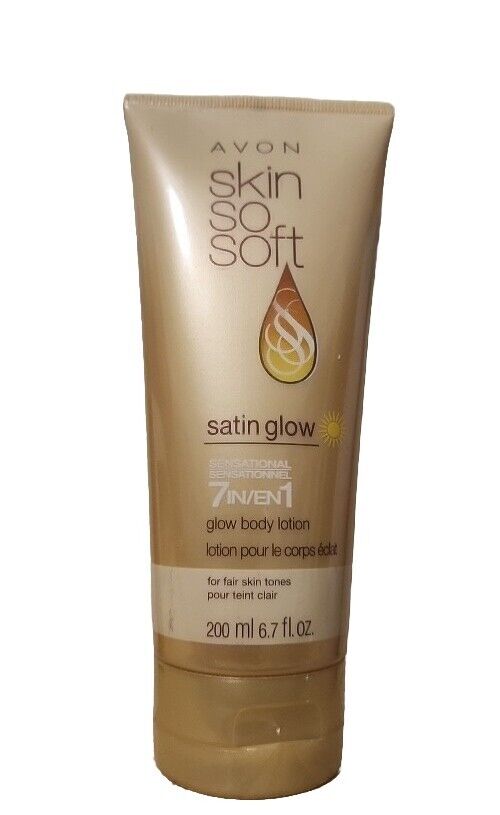 Avon SSS Satin Glow Sensation 7 in 1 Glow Body Lotion/ Skin Tones 6.7oz.