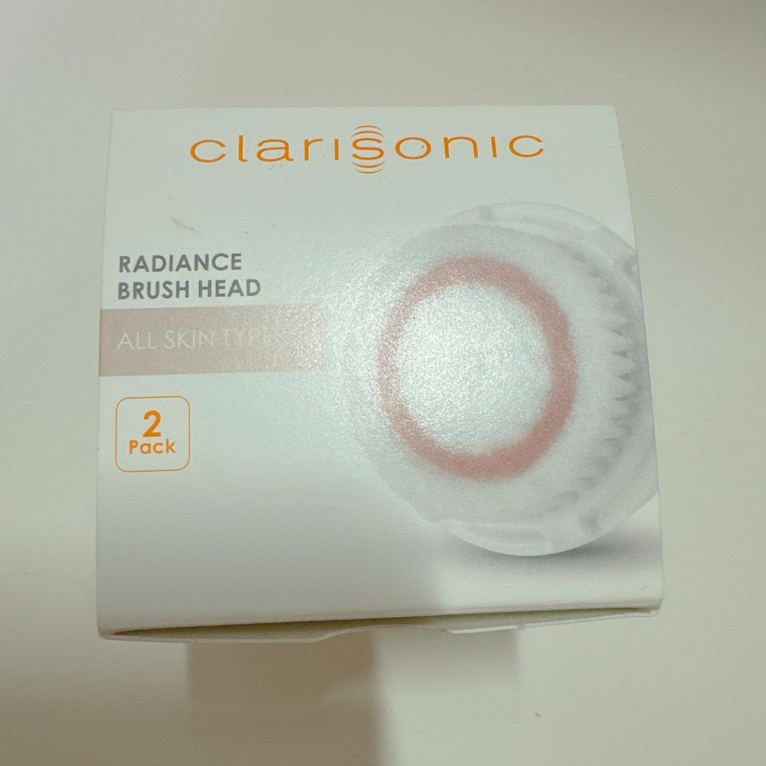 CLARISONIC | 2 PACK ♡ RADIANCE Facial Cleansing Brush Head Attachment Twin NEW