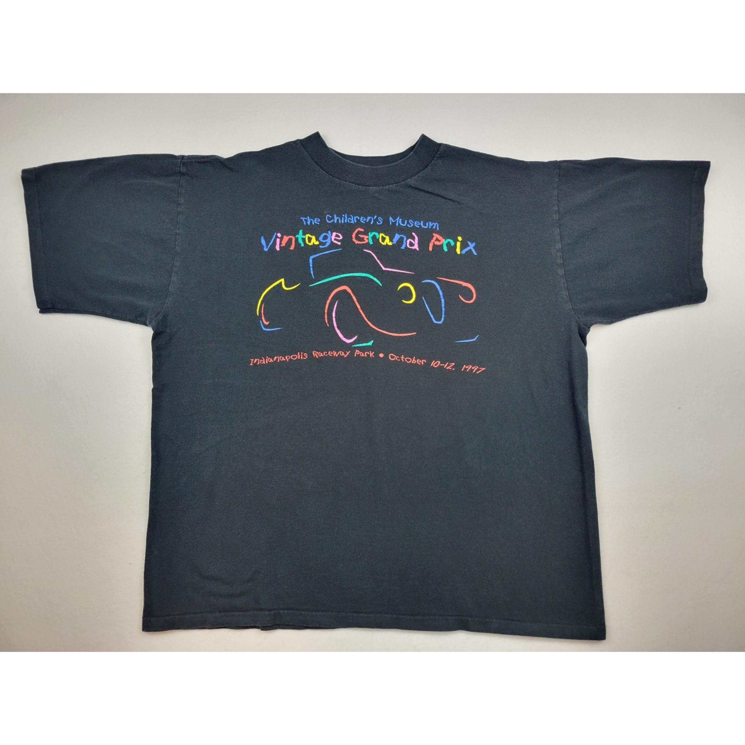 Vintage Grand Prix Childrens Museum Indianapolis Raceway Park 1997 Shirt XL USA - All Sport