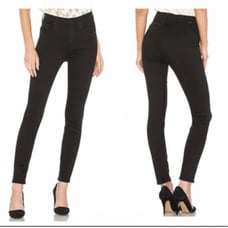 Mother Diamond Swooner Not Guilty 27 4 Black Denim Jeans Skinny