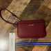 NEW Calvin Klein Saffiano Wristlet