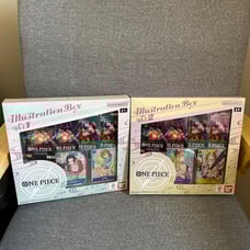 2025 Bandai One Piece Trading Cards Illustration Box Vol. 1 & 2 Bundle - NEW