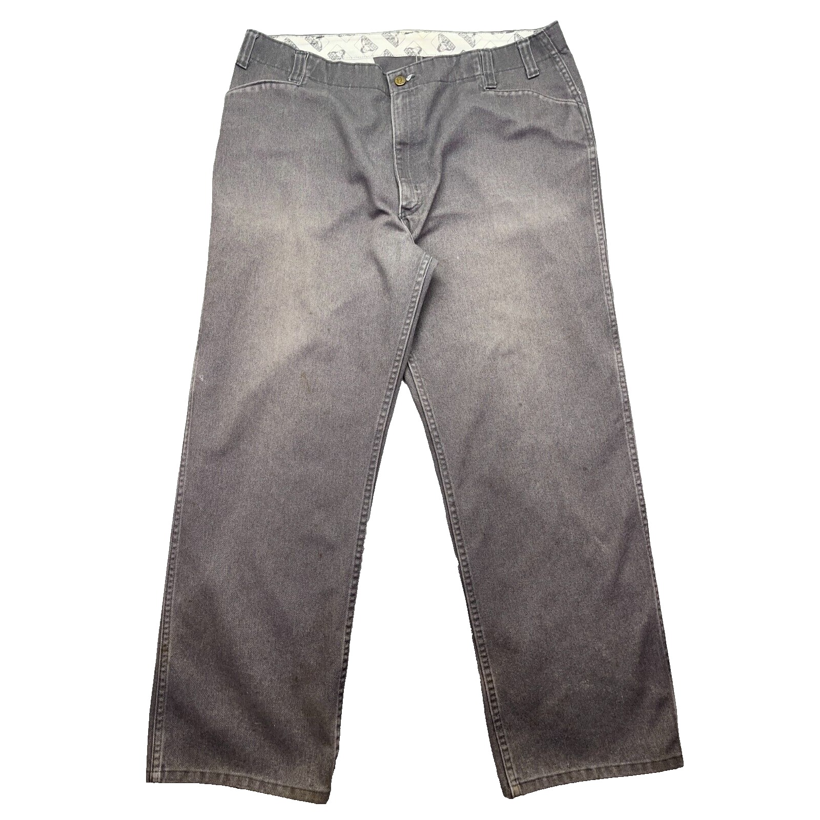 Vintage Ben Davis Wide Leg Baggy 90s Skater Jeans Faded Distressed Sz 42 Fit 39