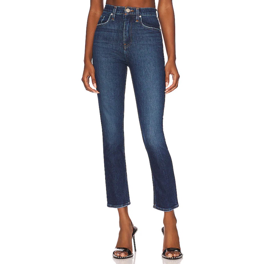 Hudson Sz 27 Meadow Harlow Ultra High Rise Straight Ankle Jeans Stretch OS27-18