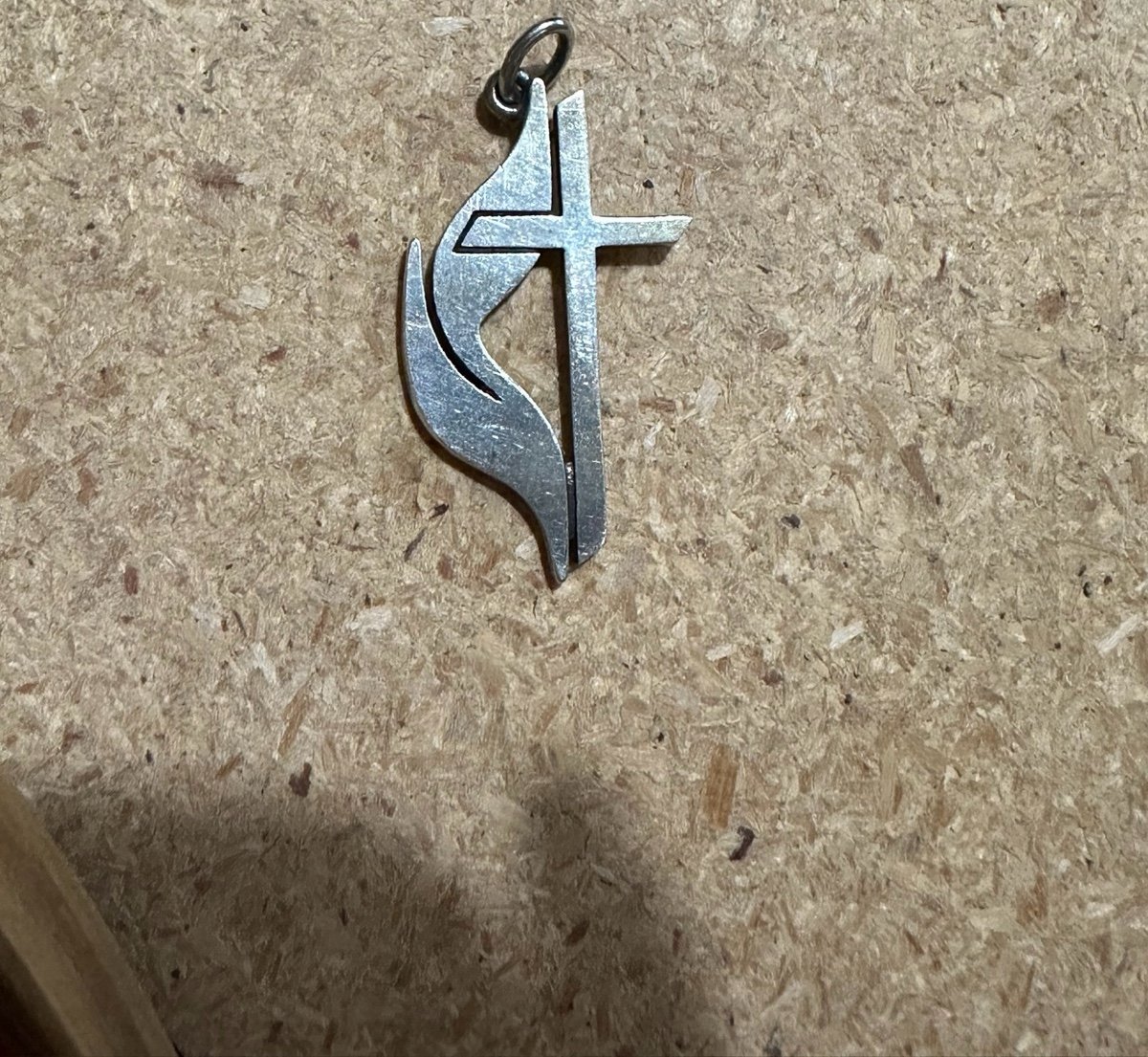 James Avery Methodist cross pendant
