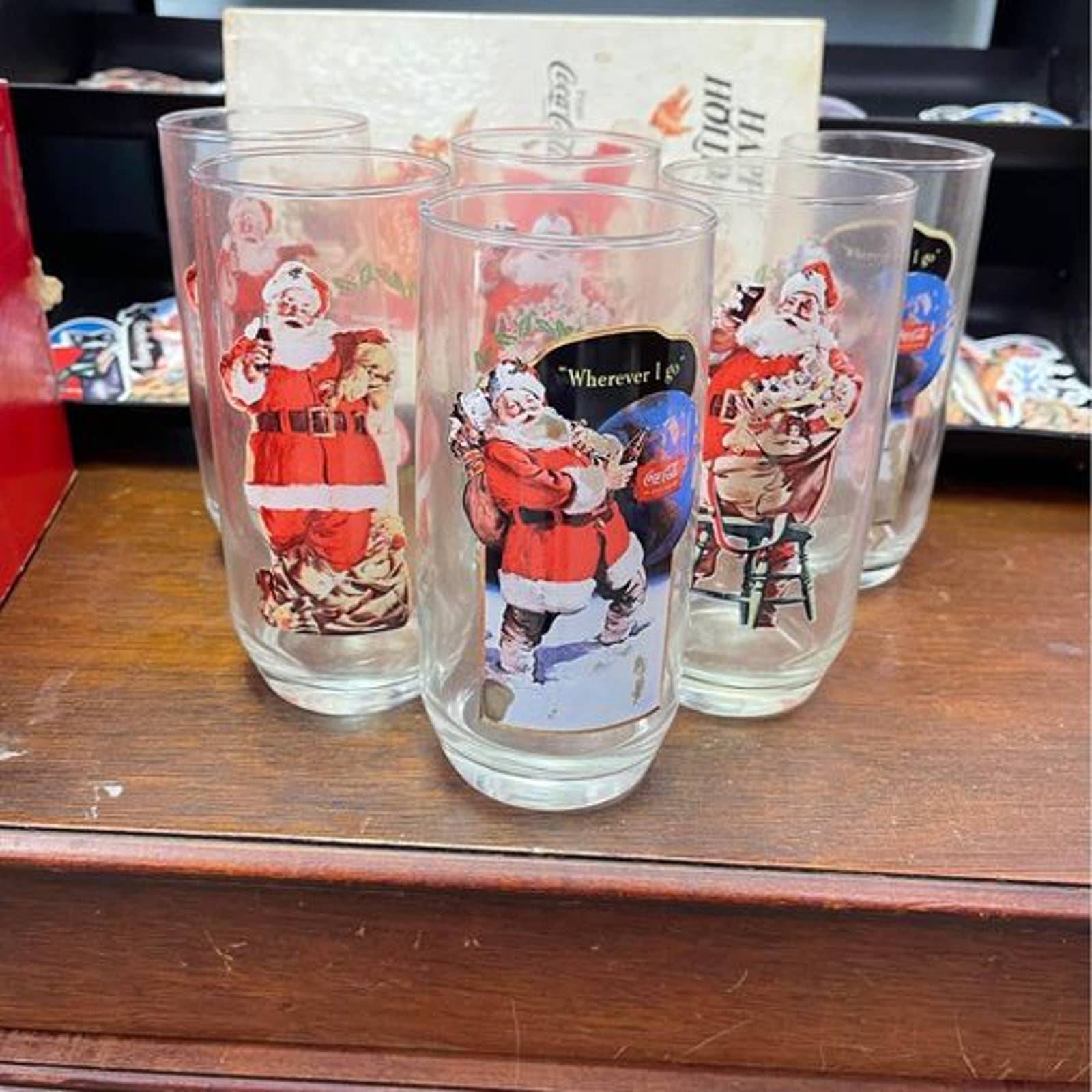 Vintage Coca-Cola glass set