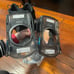 Kids burton mini grom snowboard boots 12C & bindings