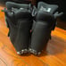 Kids burton mini grom snowboard boots 12C & bindings