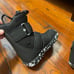 Kids burton mini grom snowboard boots 12C & bindings