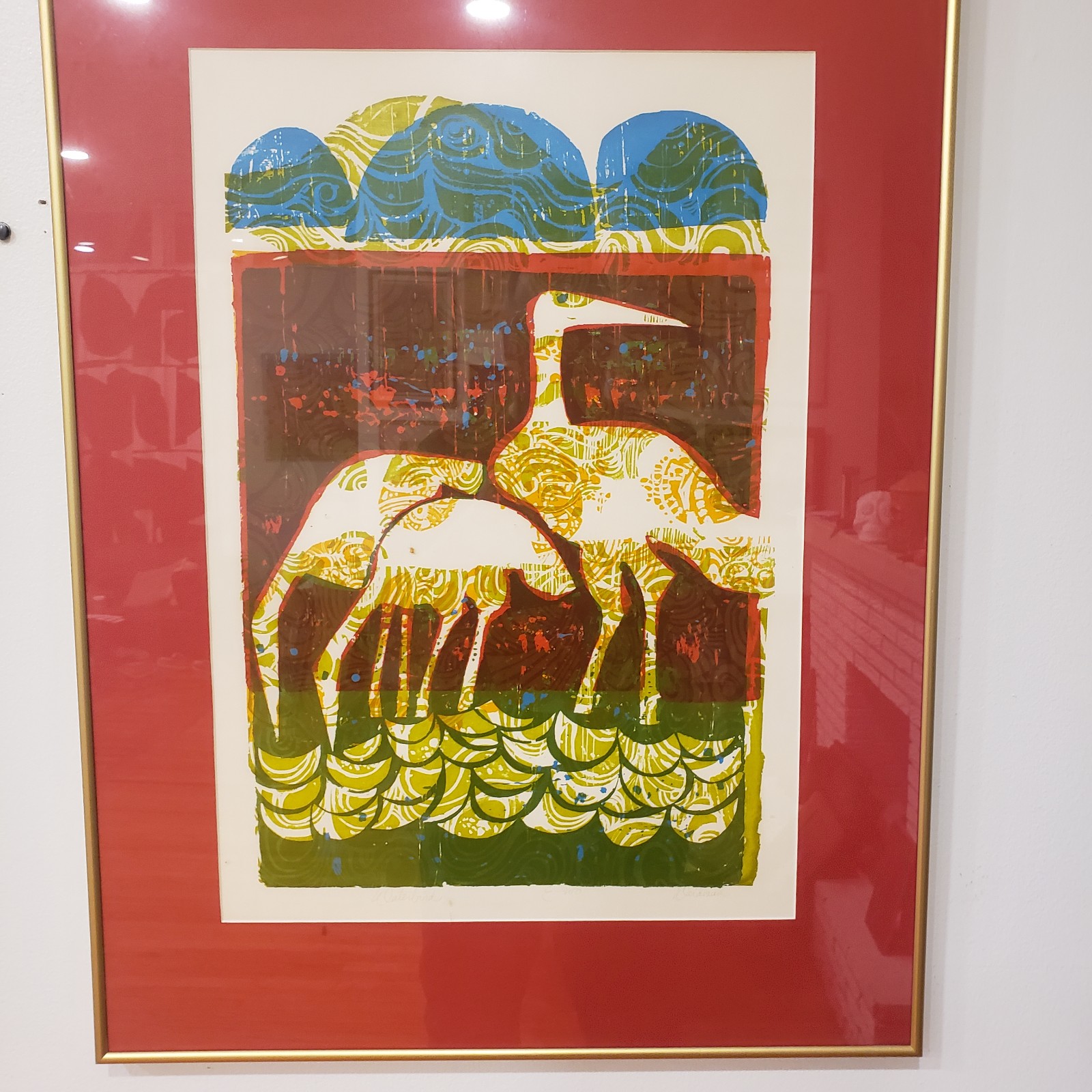 David Weidman Silk Screen Print - large