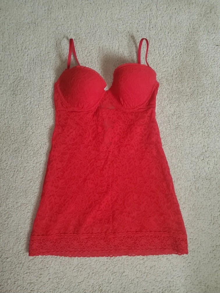 Victoria's Secret Red Lace Teddy (Medium)