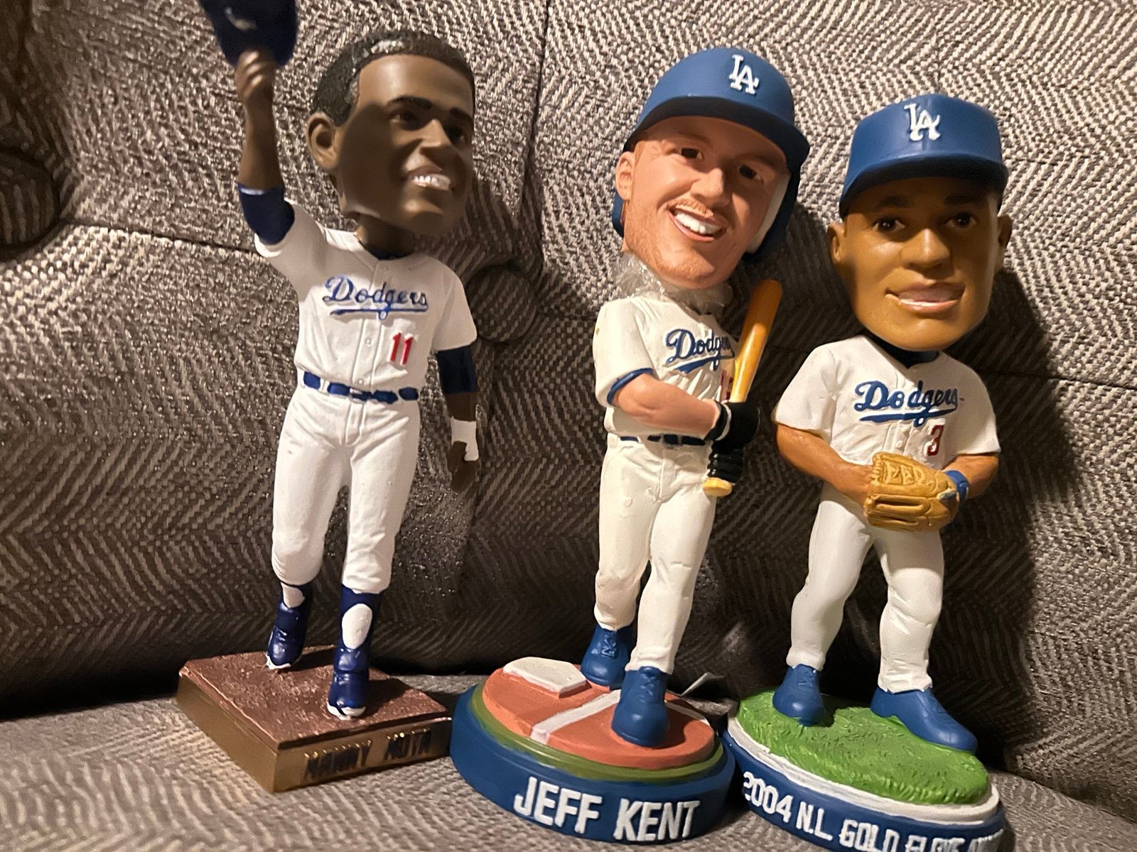 MLB Los Angeles dodgers three bobbleheads no box