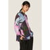 UNTITLED IN MOTION Multicolor Floral Print Collared Button Up Shirt Size S