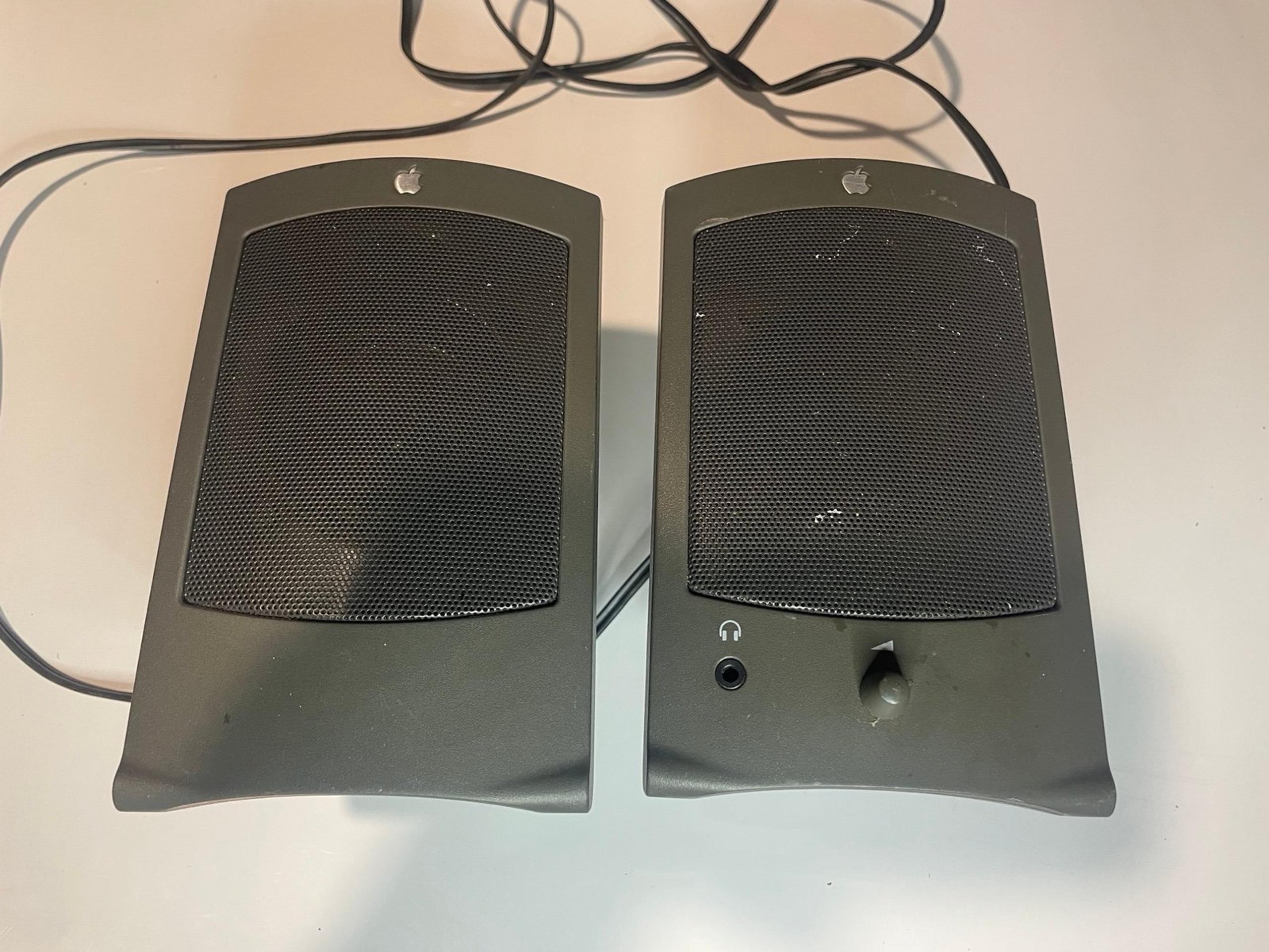 Apple Speakers 1993 Gray