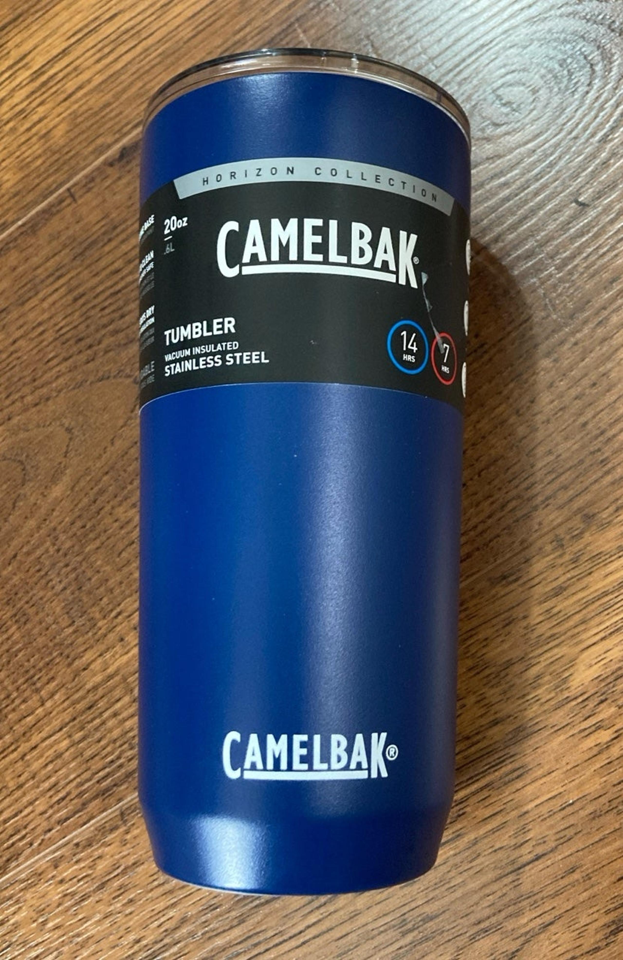 Camelbak Horizon Cup 20 oz. Tumbler Insulated Stainless Steel Blue Navy New