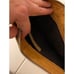 Genuine Ostrich leather Handbag Made In Italy Beige