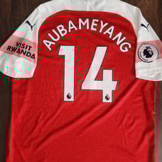 2017 Puma Pierre-Emerick Aubameyang #14 Arsenal English premiere league size Xl