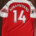 2017 Puma Pierre-Emerick Aubameyang #14 Arsenal English premiere league size Xl